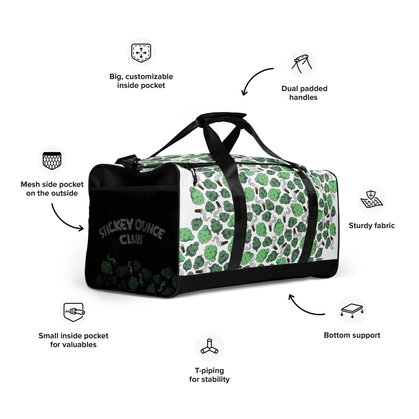Bud Camo duffle